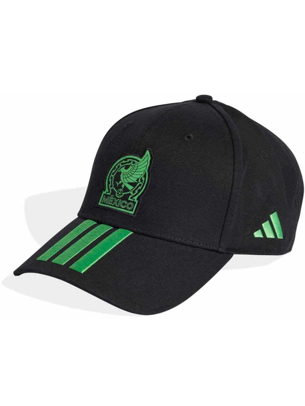 Adidas Black with Green Mexico team 2026 hat